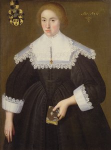 女性の肖像、1638